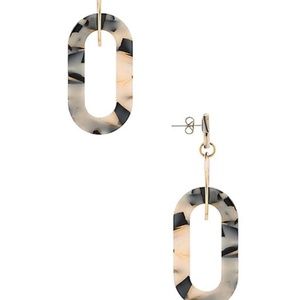Ettika Geometric Chain Earring in Gold